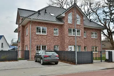 Das Gebäude in dem sich die Ferienwohnung befindet