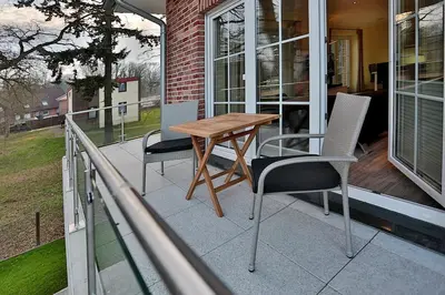 Ein Balkon oder eine Terrasse in der Unterkunft Baltic Sea Baltic Sea Appartement 4