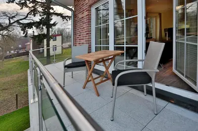 Ein Balkon oder eine Terrasse in der Unterkunft Baltic Sea Baltic Sea Appartement 4