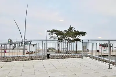 Ein allgemeiner Meerblick oder ein Meerblick von der Ferienwohnung aus