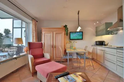 Küche/Küchenzeile in der Unterkunft Wohnpark Niendorf Wohnpark Niendorf Appartement 05