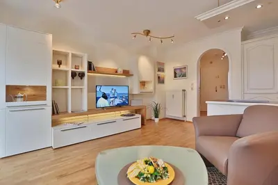 Küche/Küchenzeile in der Unterkunft Kurparkresidenz-Timmendorfer Strand Kurparkresidenz-Timmendorfer Strand Appartement 26