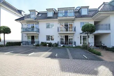 Das Gebäude in dem sich die Ferienwohnung befindet