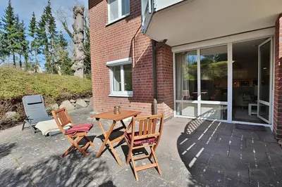 Das Gebäude in dem sich die Ferienwohnung befindet