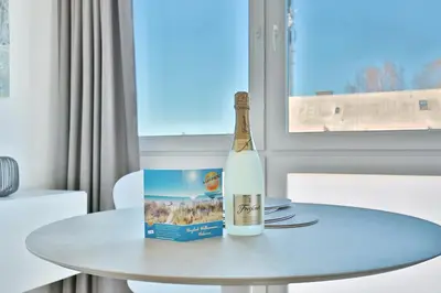Getränke in der Unterkunft Bädervilla am Höppnerweg Bädervilla am Höppnerweg Appartement 10