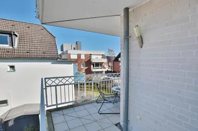 Ein Balkon oder eine Terrasse in der Unterkunft Bädervilla am Höppnerweg Bädervilla am Höppnerweg Appartement 10