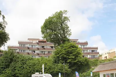 Das Gebäude in dem sich die Ferienwohnung befindet