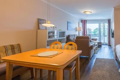 Küche/Küchenzeile in der Unterkunft Residenz am Hang Residenz am Hang Appartement 411