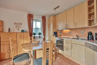 Küche/Küchenzeile in der Unterkunft Hanseaten Residenz Hanseaten-Residenz Appartement 8