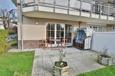 Das Gebäude in dem sich die Ferienwohnung befindet