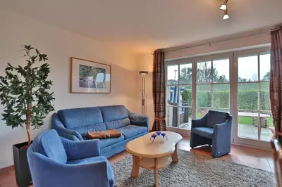 Ein Sitzbereich in der Unterkunft Hanseaten Residenz Hanseaten-Residenz Appartement 8