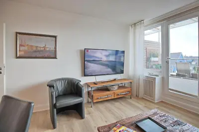 TV/Unterhaltungsangebot in der Unterkunft Ferienanlage Hansastrasse 3 Seaside Appartement 14