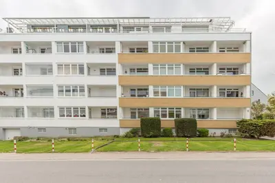 Das Gebäude in dem sich die Ferienwohnung befindet