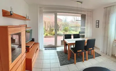Ein Sitzbereich in der Unterkunft Haus am Ahornweg 6 Haus am Ahornweg 6 Appartement Stressless
