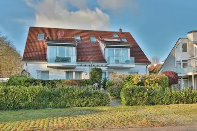 Das Gebäude in dem sich die Ferienwohnung befindet