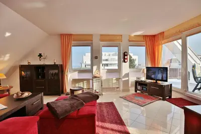 TV/Unterhaltungsangebot in der Unterkunft Hansa-Residenz I Hansa-Residenz I Appartement 17 Kumweer