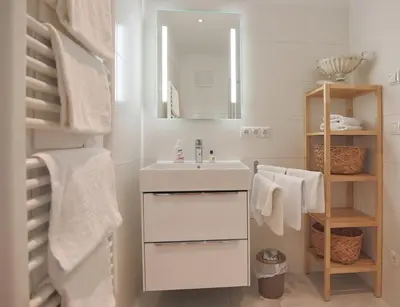 Ein Badezimmer in der Unterkunft Haus Ostseedüne Haus Ostseedüne Appartement 7