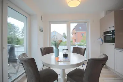TV/Unterhaltungsangebot in der Unterkunft Haus Ostseedüne Haus Ostseedüne Appartement 7