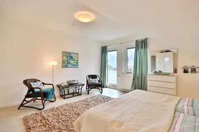 Ein Bett oder Betten in einem Zimmer der Unterkunft Haus an der Strandallee 112 Haus an der Strandallee 112 Appartement 8