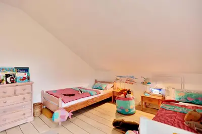 Ein Bett oder Betten in einem Zimmer der Unterkunft Haus an der Strandallee 112 Haus an der Strandallee 112 Appartement 8