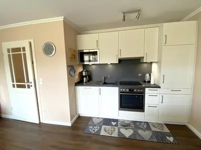 Küche/Küchenzeile in der Unterkunft Hanseaten Residenz Hanseaten-Residenz Appartement 5