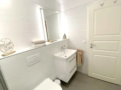 Ein Badezimmer in der Unterkunft Hanseaten Residenz Hanseaten-Residenz Appartement 5