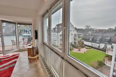 Ein Balkon oder eine Terrasse in der Unterkunft Hansa-Residenz I Hansa-Residenz I Appartement 15 Sonnentraum