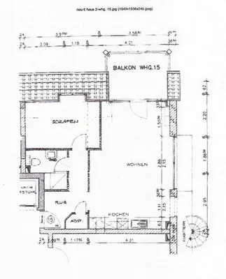 Grundriss der Unterkunft Hansa-Residenz I Hansa-Residenz I Appartement 15 Sonnentraum