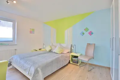Ein Bett oder Betten in einem Zimmer der Unterkunft Hansa Residenz II Hansa-Residenz II Appartement 12