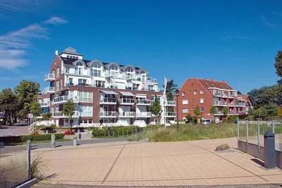 Das Gebäude in dem sich die Ferienwohnung befindet
