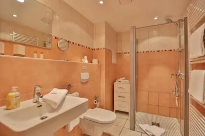 Ein Badezimmer in der Unterkunft Strandvilla Strandvilla Appartement 6
