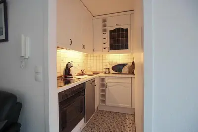 Küche/Küchenzeile in der Unterkunft Terassenhügel Terrassenhügel Appartement 111