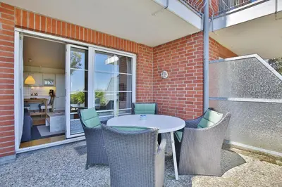 Ein Balkon oder eine Terrasse in der Unterkunft Haus Windrose Windrose Appartement 3