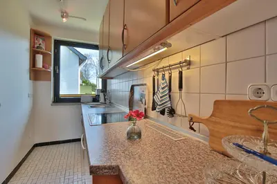 Küche/Küchenzeile in der Unterkunft Appartementanlage am Taschensee Taschensee Appartement 9
