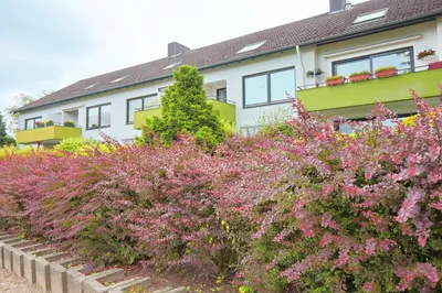 Ein Garten an der Unterkunft Appartementanlage am Taschensee Taschensee Appartement 9