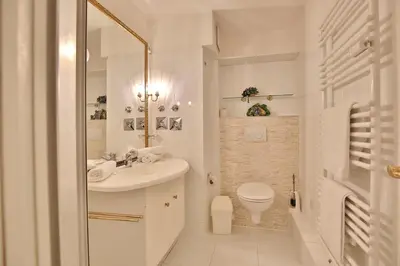 Ein Badezimmer in der Unterkunft Residenz am Fischerstieg Residenz am Fischerstieg Appartement 2