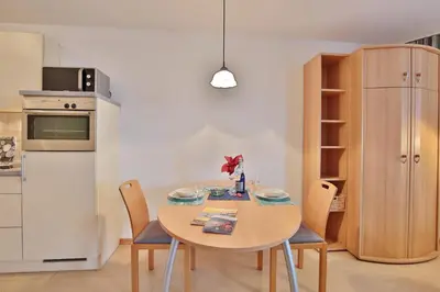 Küche/Küchenzeile in der Unterkunft Strandburg Strandburg Appartement 2
