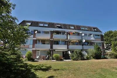 Das Gebäude in dem sich die Ferienwohnung befindet