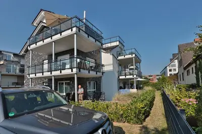 Das Gebäude in dem sich die Ferienwohnung befindet