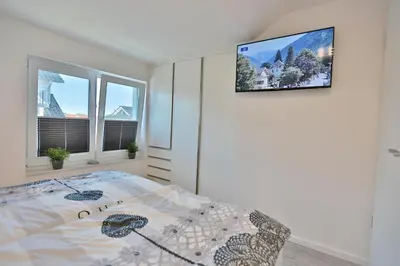 TV/Unterhaltungsangebot in der Unterkunft Haus Möwenberg 14 Haus Möwenberg Appartement 9