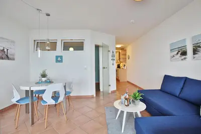 Ein Sitzbereich in der Unterkunft Residenz am Hang Residenz am Hang Appartement 205