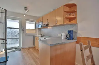 Küche/Küchenzeile in der Unterkunft Seebrücke Seebrücke Appartement 26