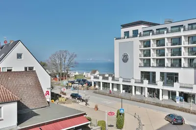 Ein allgemeiner Meerblick oder ein Meerblick von der Ferienwohnung aus