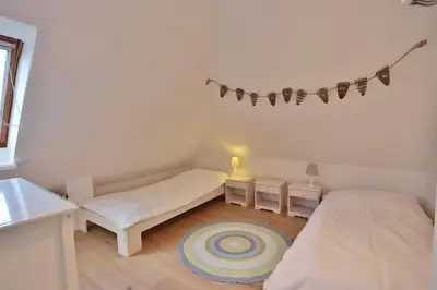 Ein Bett oder Betten in einem Zimmer der Unterkunft Am Kurpark Am Kurpark Appartement 9