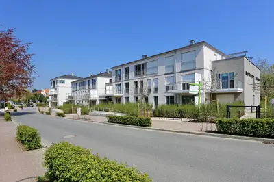 Das Gebäude in dem sich die Ferienwohnung befindet