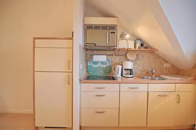 Küche/Küchenzeile in der Unterkunft Residenz Ostseestrand Appartement 30