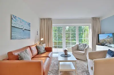 Ein Sitzbereich in der Unterkunft Ostsee-Residenz Appartement 11