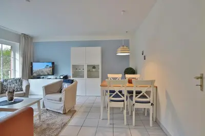 Ein Sitzbereich in der Unterkunft Ostsee-Residenz Appartement 11