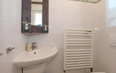 Ein Badezimmer in der Unterkunft Ferienhaus Waldstraße Ferienhaus Waldstrasse