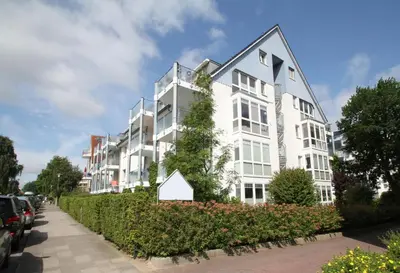 Das Gebäude in dem sich die Ferienwohnung befindet